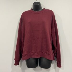 Soft oversized crewneck